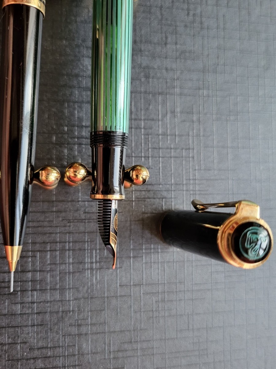 Vintage Pelikan M600 18C 750 B Nib Bicolor With Pencil Original