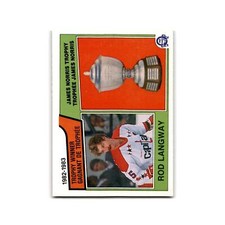 1983 O-Pee-Chee Rod Langway Norris Trophy #207