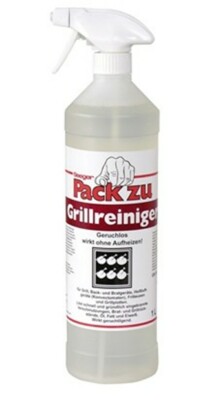 SEEGER Pack zu 6 GRILLREINIGER | schnell und gründlich | 1 Liter Sprühflasche
