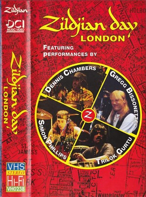 ジルジャンディ ロンドン VHS ドラム ジルジャンディ ロンドン VHS ドラム Zildjian Day, London Drum