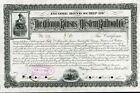 1887 Chicago Kansas & Western Rr Bond Scrip Certificate
