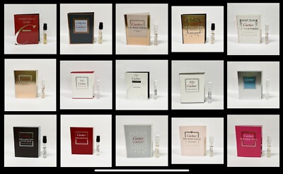 Cartier Perfume Collection - Choose Any Sample Sizes (0.05 fl oz/1.5 mL)