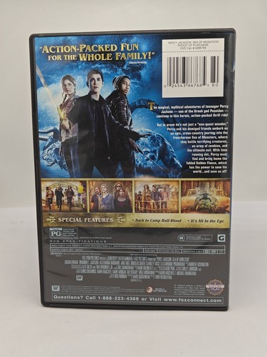 Percy Jackson: Sea of Monsters (DVD, Widescreen, 2013) Alexandra Daddario - Picture 2 of 3