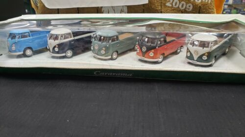 NIB 1960 BULL VOLKSWAGEN PICK UP TRUCK REPLICA 1/43 HONGWELL CARARAMA SET OF 5 - Picture 2 of 7