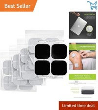 Medical-Grade 20-Pack TENS Pads - Latex-Free, Reusable Electrotherapy Solution