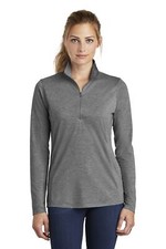 Sport-Tek Women's PosiCharge Tri-Blend Wicking 1/4-Zip Pullover LST407