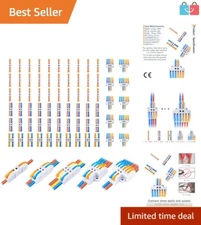 Premium 70-Piece Splice Kit - Quick Connect Lever Wire Connectors for 28-12 AWG