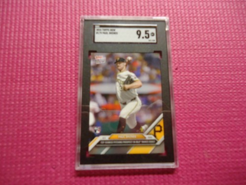 2024 TOPPS NOW RC PAUL SKENES #179 SGC GRADED 9.5