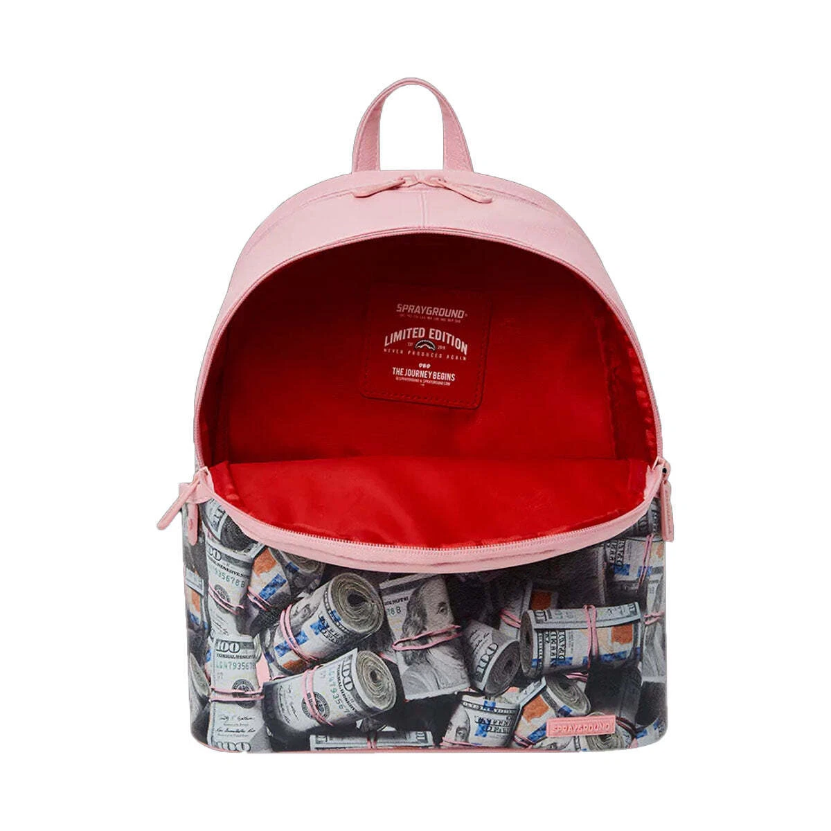 Sprayground Pink Drippin Backpack