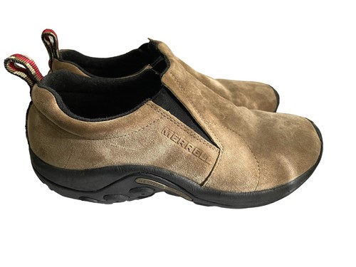 Merrell Woman’s Jungle Moc Classic Slip On Shoe Tan Sz 10M Comfort Hiking Shoe - Picture 6 of 21