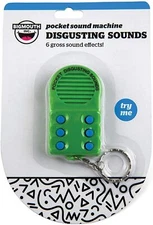 Disgusting Poop Pooter Fart Burping Puke Key Chain Noise Maker | REPLACE BATTERY