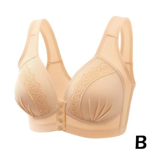 Reggiseno donna cotone top intimo bottoni davanti estivo xp comodo O3F2 - Foto 19 di 26