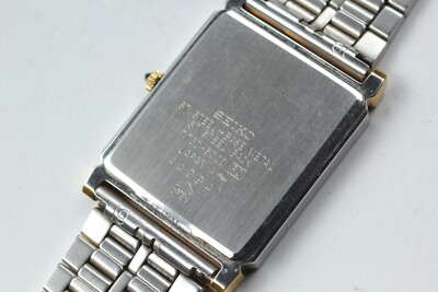 Exc+4* Vintage SEIKO Dolce 7730-5020 Quartz Gold Tank Watch