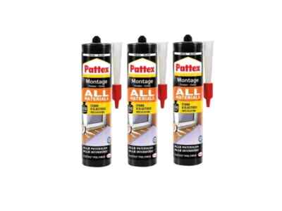 Pattex Montagekleber All Materials Baukleber Alleskleber Kraftkleber 3x 450g