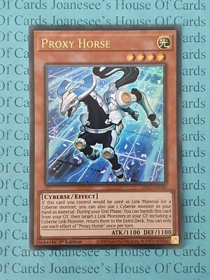 Proxy Horse GFP2-DE040 Ultra Rare Yu-Gi-Oh Karte 1. Auflage Neu
