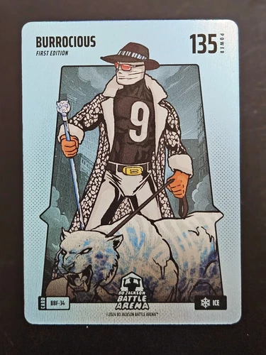 Bo Jackson Battle Arena Blue Battlefoil Ice Burrocious Joe Burrow BBF-34