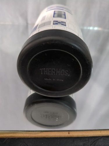 Star Wars Thermos R2D2 FUNtainer Water Bottle 12 Oz Limited Ed - with straw lid - Picture 3 of 3