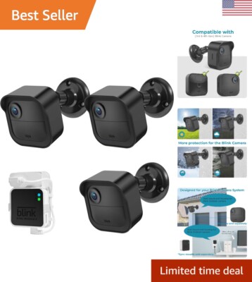 Blink Outdoor Camera Wall Mount Compatible with 3rd & 4th Gen,3 Pack Weatherp...