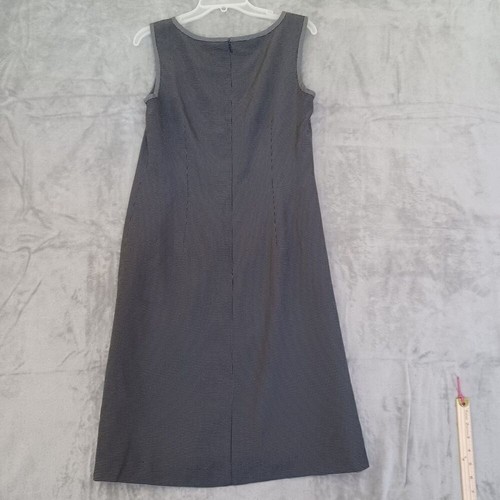 Traje Blazer Vestido Liz Claiborne Talla 8 Hasta la Rodilla Cambio Academia Ropa Profesional Gris - Imagen 3 de 11