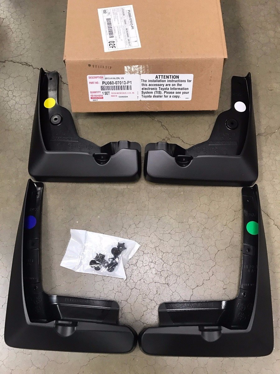ミラカール 2013-2018 Toyota Avalon Mudguard Kit PU060-07013-P1 OEM 4 Pc Set