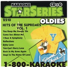 SOUND CHOICE STAR KARAOKE CD G v 2510 HARD TO FIND 8 8 SUPREMES 16 SONG cdg