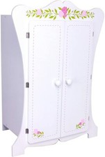 Kinderschrank #355 Kleiderschrank 70cm hoch Wandschrank wei&szlig; 2 T&uuml;ren