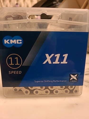 KMC X1193116L 11 Speed 116 Links Chain - Silver
