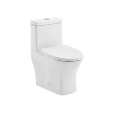 Swiss Madison SM-1T257 Sublime II Compact 24" Length One Piece Toilet Dual Fl...
