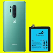 Deep Stretch 4600mAh Extended Slim Li_ion Battery for OnePlus 8 Pro CellPhone US