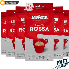 6 X Lavazza Qualita Rossa Ground Coffee 250g  | 6 X 250g | 17.33 per kilo