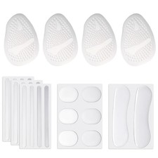 26 PCS Clear Silicone Heel Pads Grips  Non-Slip Anti Blister  Prevent