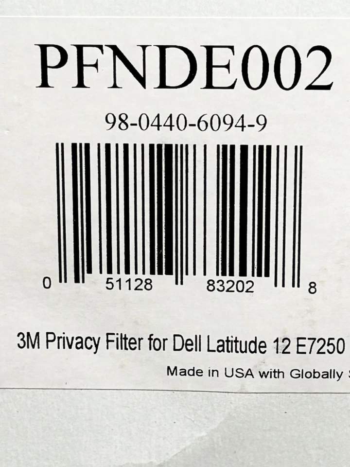 3M™ Privacy Filter Dell Latitude 12 E7250 w/ COMPLY™ Attachment System PFNDE002 - Image 2 of 3