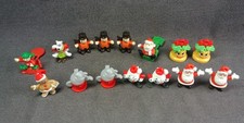 15 Kinder Joy Surprise Egg Toy Figure Santa Claus Snarky Snowball Germany Lot