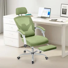 Sweetcrispy Office Computer Desk Chair, Ergonomic High-Back Mesh Rolling Work...