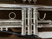 Silver-Plated 180S-37 Trumpet Bb Professional Brass Instrument trumpet with case