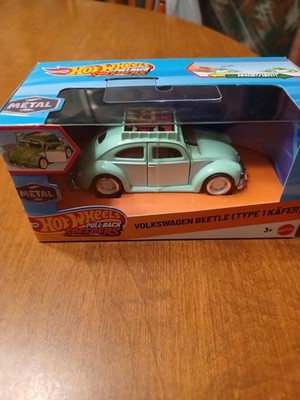Hot Wheels Pull-Back Speeders Volkswagen Beetle (Type 1 Kafer)
