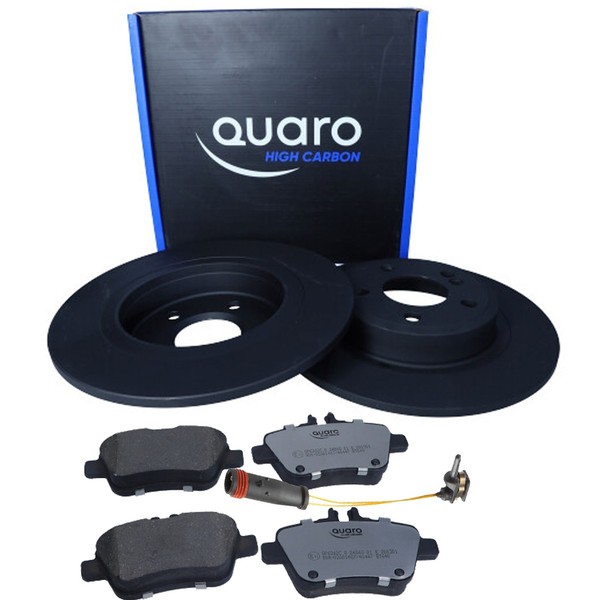 Quaro High Carbon Bremsscheiben 295Mm + Ceramic BeläGe Wako Hinten FüR Mercedes-image