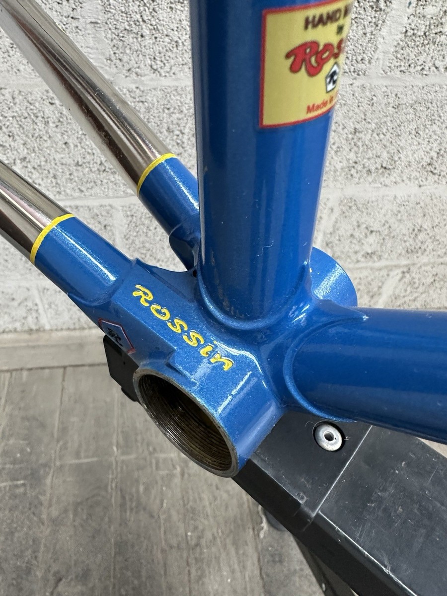 Vintage Rossin Record Frame Frameset 56 x 56cm BLUE MET & CHROME