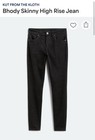 Kut From The Kloth Black Skinny Jeans Women’s Size 14S Bhody High Rise — photo 6