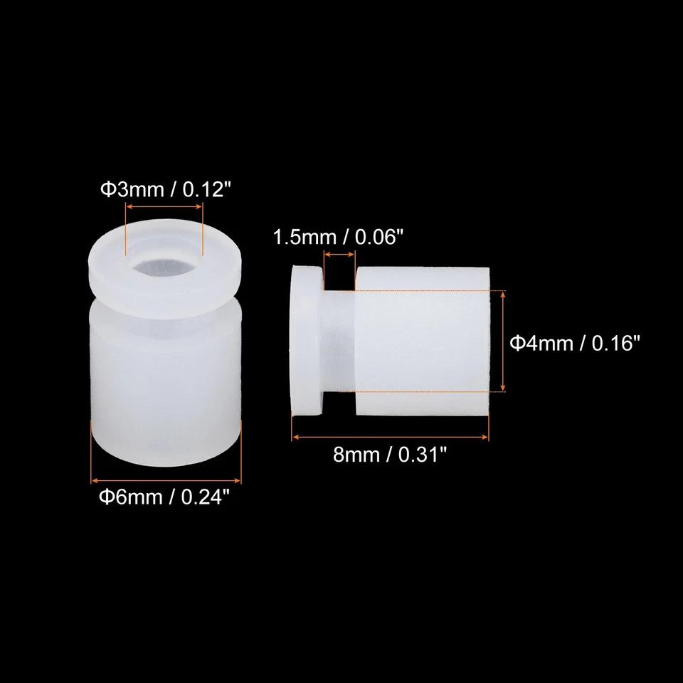 12 stücke RC Anti Vibration Gummibälle für F4 F7 Flug Controller M3x8mm Klar - Bild 2 von 4