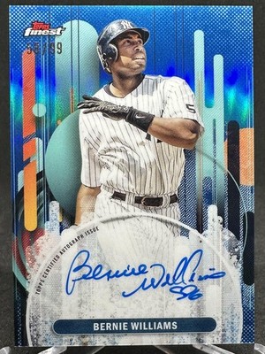 メジャーリーグ　カード　Barnie Willrams 1990 Topps - #701 Bernie Williams Error Card (RC) Yellow