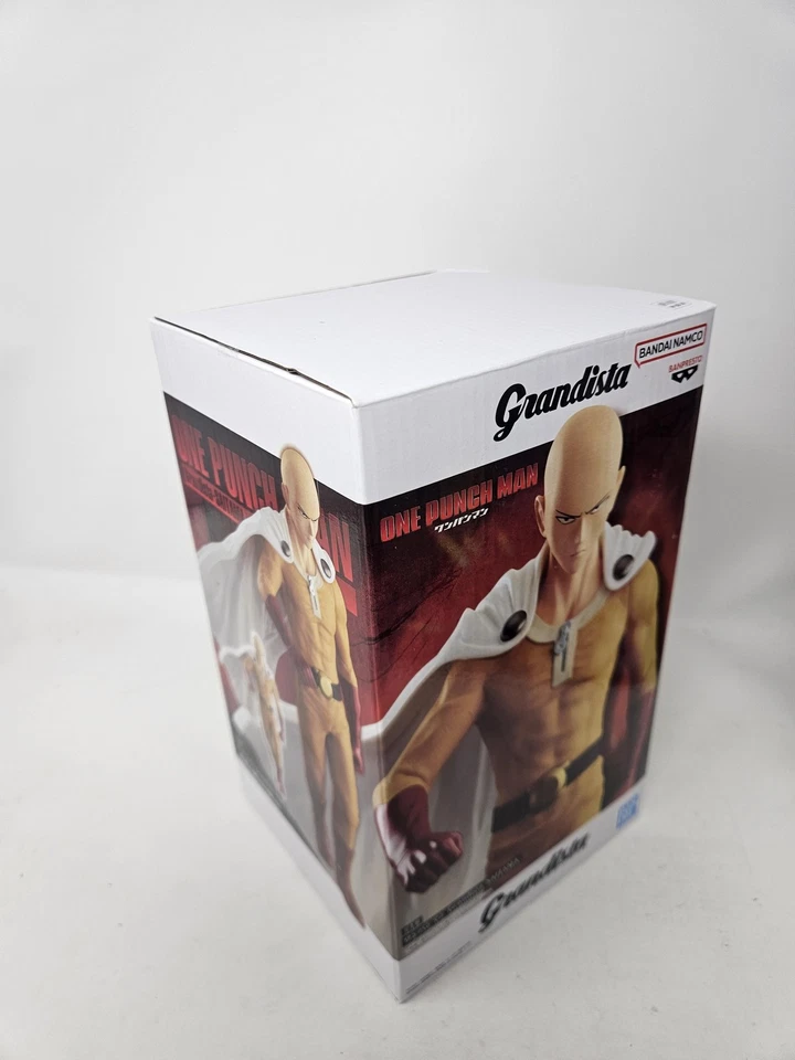 Banpresto Grandista One Punch Man Saitama Figure Statue Box Bandai Spirits PVC - Image 2 of 4
