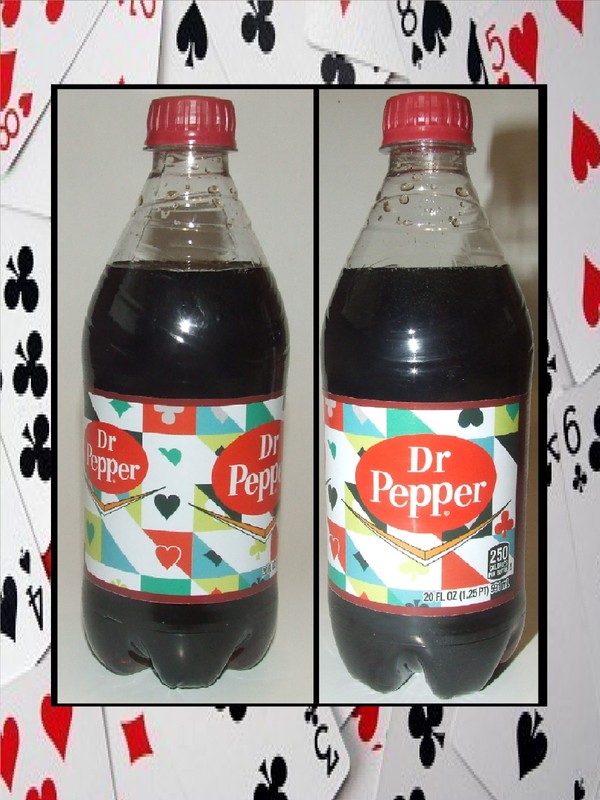 OLD Rare DR PEPPER Collectible Bottle PICK YOUR PEPPER Texas Hold'em POKER Label