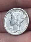 1935 Mercury Dime 90% SILVER HIGH DRADE *** AU/ UNC *** LUSTROUS COIN