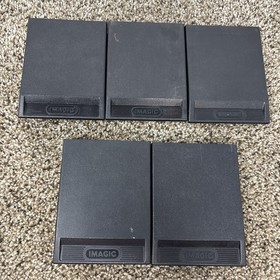 Atari 2600 IMAGIC Game Lot Of 5 With Manuals Tested