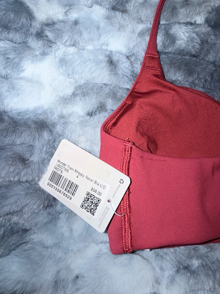 Sujetador deportivo Lululemon Wunder Train con tiras para mujer talla C/D nuevo con etiquetas Foto 4 de 4