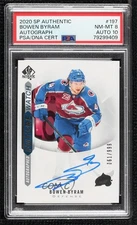 2020 SP Authentic Future Watch 61/999 Bowen Byram #197 PSA 8 Rookie Auto RC 3za