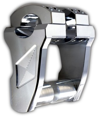 Rox Speed FX Patriot Series Pivoting Risers 3'' Chrome #4R-P3RX-02