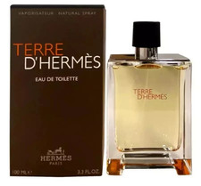 Terre D'Hermes By Hermes Eau De Toilette for Men 3.4oz/100ml SEALED NEW IN BOX