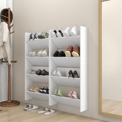 Wand Schuhschrank Schuhregal Schuhschrank Schuhablage Schuh-Organizier Holz